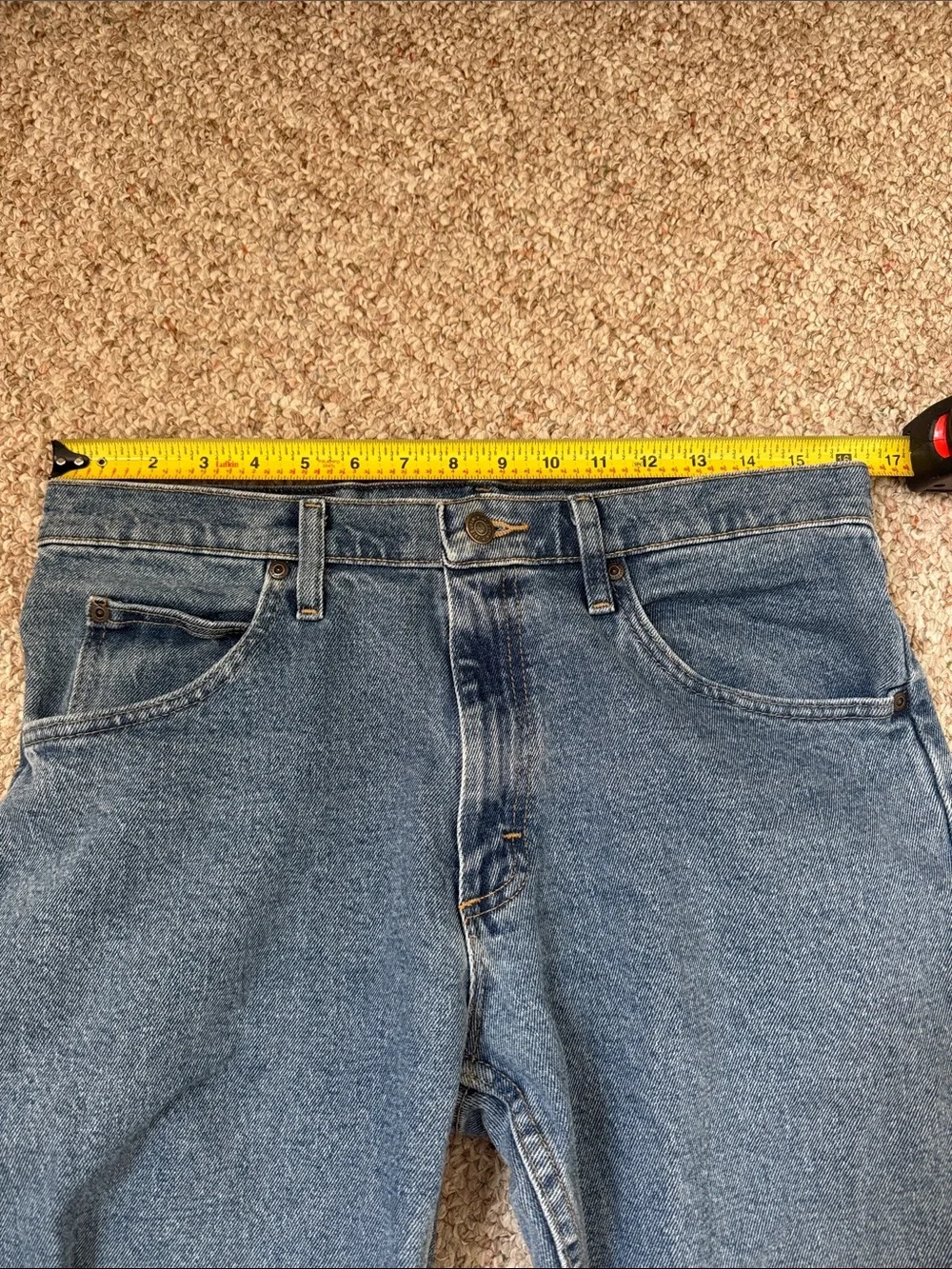 Wrangler Men’s Straight Fit Blue Jeans 32x30